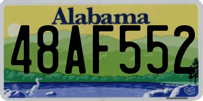 AL license plate 48AF552
