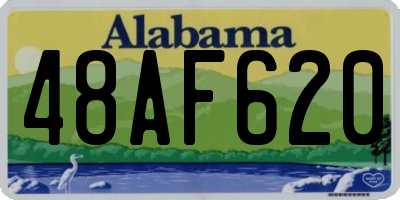 AL license plate 48AF620