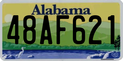 AL license plate 48AF621
