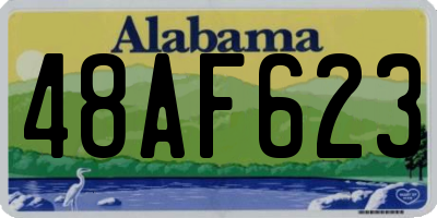 AL license plate 48AF623