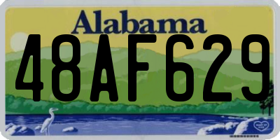 AL license plate 48AF629