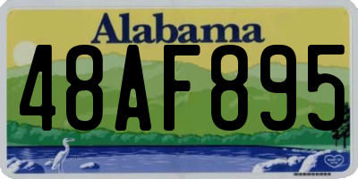 AL license plate 48AF895