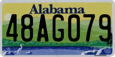 AL license plate 48AG079