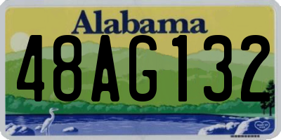 AL license plate 48AG132