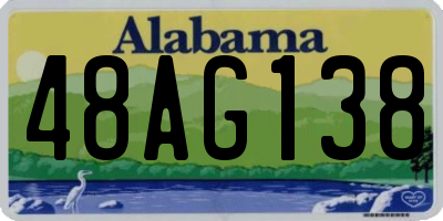 AL license plate 48AG138