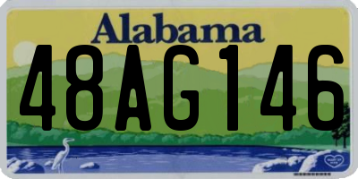 AL license plate 48AG146