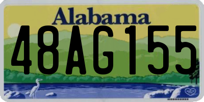 AL license plate 48AG155