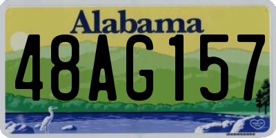 AL license plate 48AG157