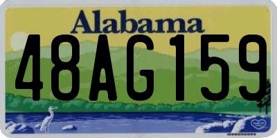 AL license plate 48AG159