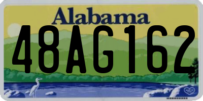 AL license plate 48AG162