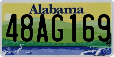 AL license plate 48AG169