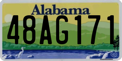 AL license plate 48AG171