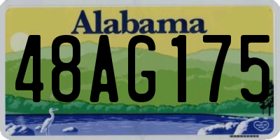 AL license plate 48AG175
