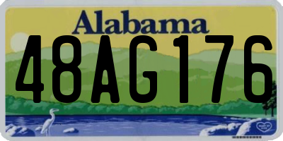 AL license plate 48AG176
