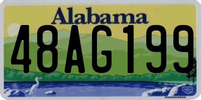 AL license plate 48AG199