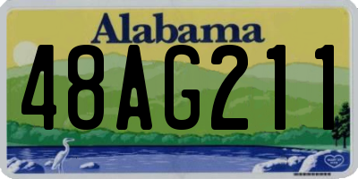 AL license plate 48AG211