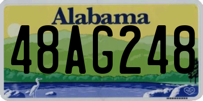 AL license plate 48AG248