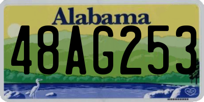 AL license plate 48AG253