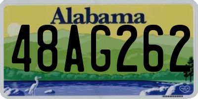 AL license plate 48AG262