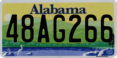 AL license plate 48AG266