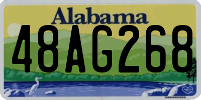 AL license plate 48AG268