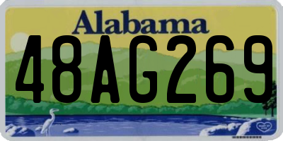 AL license plate 48AG269