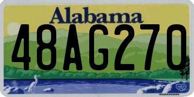 AL license plate 48AG270