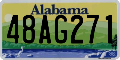 AL license plate 48AG271
