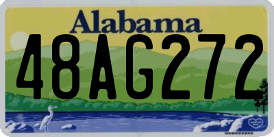 AL license plate 48AG272