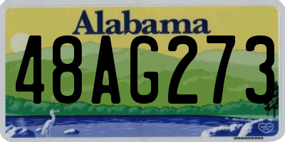 AL license plate 48AG273