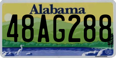 AL license plate 48AG288
