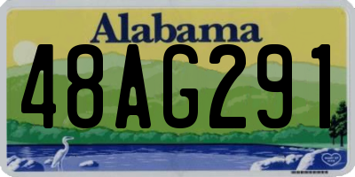 AL license plate 48AG291