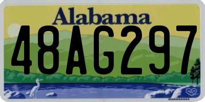 AL license plate 48AG297