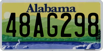 AL license plate 48AG298