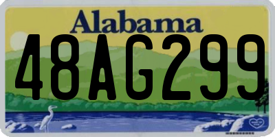 AL license plate 48AG299