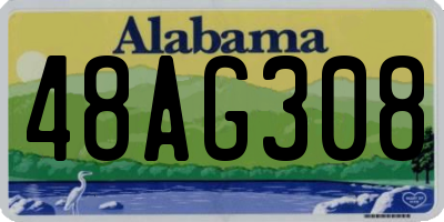 AL license plate 48AG308