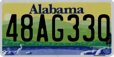 AL license plate 48AG330