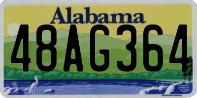 AL license plate 48AG364