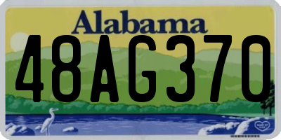 AL license plate 48AG370