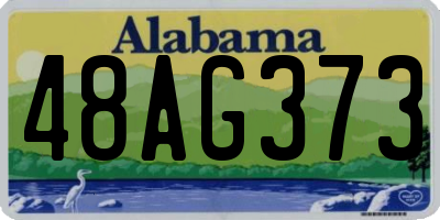 AL license plate 48AG373