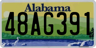 AL license plate 48AG391