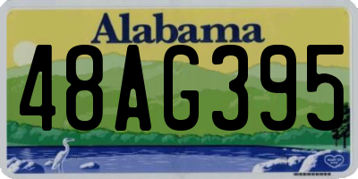 AL license plate 48AG395