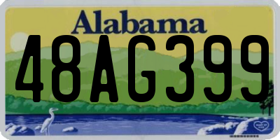 AL license plate 48AG399