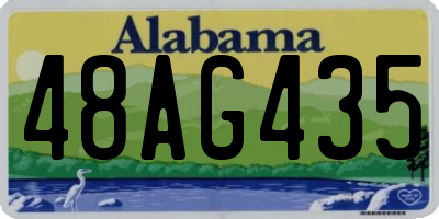 AL license plate 48AG435
