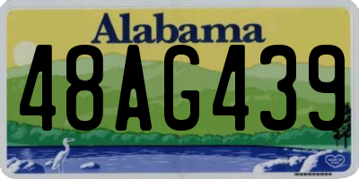 AL license plate 48AG439