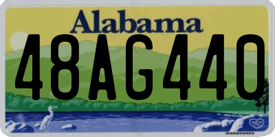 AL license plate 48AG440