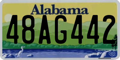 AL license plate 48AG442