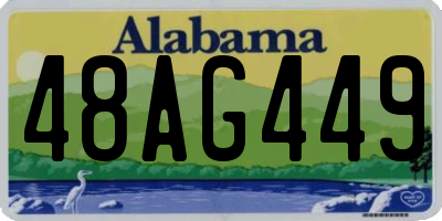 AL license plate 48AG449