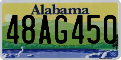 AL license plate 48AG450