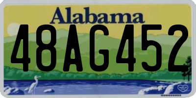 AL license plate 48AG452